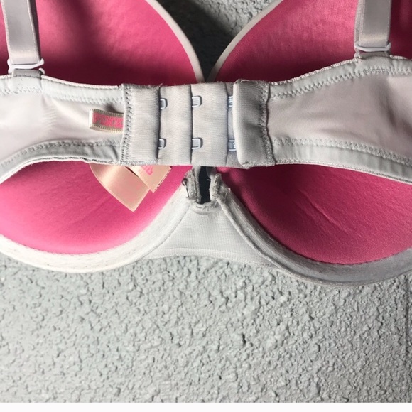 PINK Victorias Secret Push Up Bra Blue 32DD - Picture 8 of 11